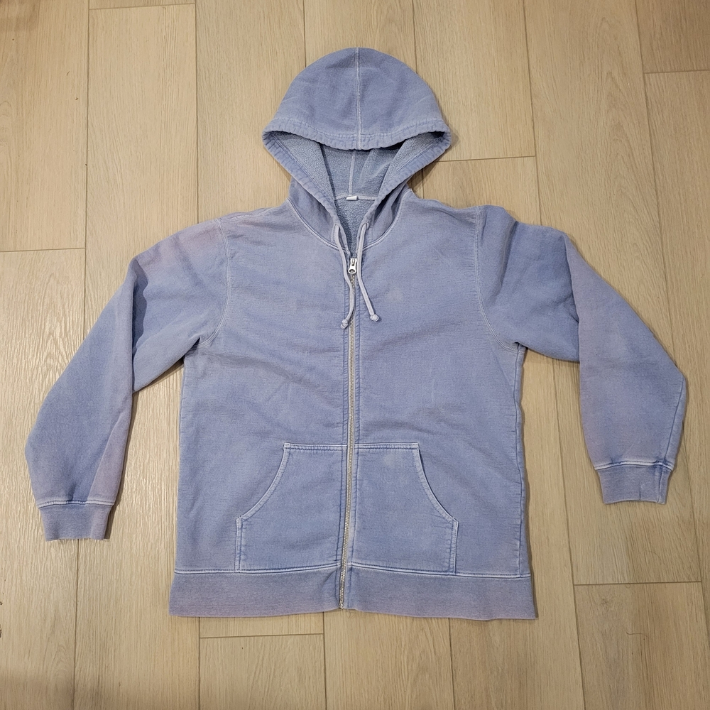 Periwinkle Blue Zip-Up Hoodie Medium